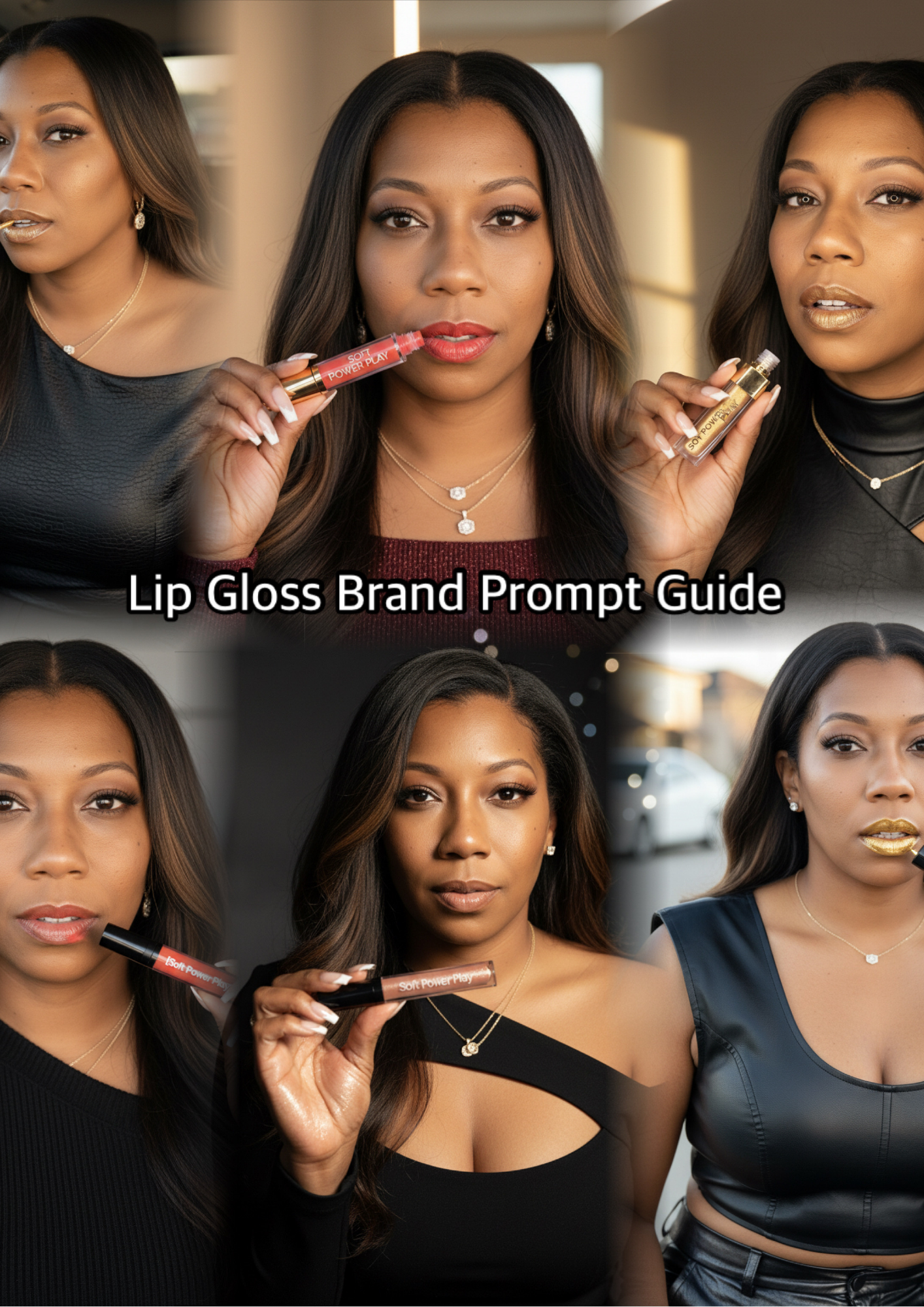 Lip Gloss Brand Prompt Guide – 200 AI Prompts for Beauty & Cosmetic Brands (Digital Download)